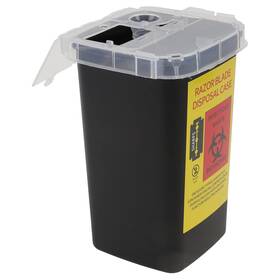 G0kaz119651jp5p252dpt Uonlytech Blade Disposal Case Razor Bank 16x10x10cm Black