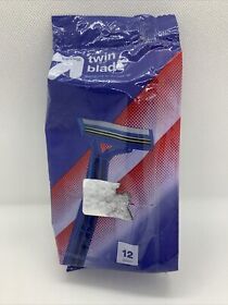 Up And Twin Blade Lubricating Strip Disposable Razors 12 Count