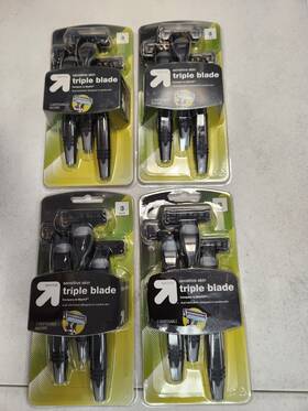 Up & 024500304109 4 Boxes Of 3 And Mens Triple Blade Disposable Razors 4109 W5a