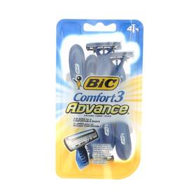 070330713970-3a Usa Comfort 3 Advance Mens Razor 4-count Pack Of Disposable Razors