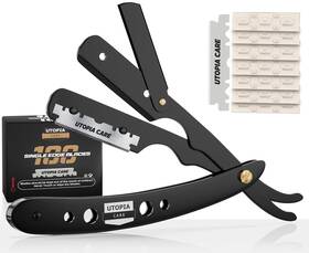 Uc0120 Utopia Care Navaja De Afeitar Barbero Barber A Para Rasurar Con Hojas 100 Pro