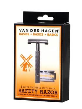 400092 Van Der Hagen Basics Chrome Safety Razor Blade