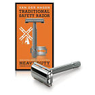 Van Der Hagen Traditional Heavy Duty Safety Razor W 5 Blades Fast Ship 893164000623