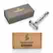 Vbsr001a Julianvue Vikings Blade The Chieftain Safety Razor 5 Swedish Platinum Super Blades Raw 635682602008