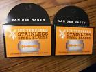 Ven Der Hagen Van Ice Tempered Double Edge Stainless Steel Razor Blades 10 Total New 893164000616