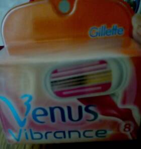 Venus 047400145788 Vibrance 8 Ladies Razor Cartriges New In Package By Gillette