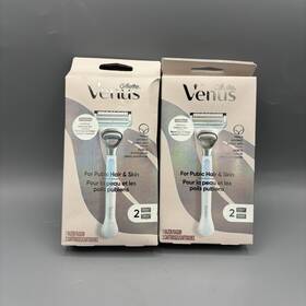 B57-30 Venus Lot 2 For Pubic Hair And Skin Razor - Handle Blade Refills