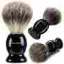 Vf1ni5m Perfecto Black Handle Badger Shaving Brush Exfoliates The Skin Wet Shave Bristle Men 705625119808