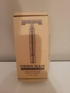 B011l8wjia Viking Blade Sg Us The Chieftain Double Edge Safety Razor Chrome