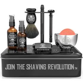 Viking Revolution 445004123127 Luxury Safety Razor Shaving Kit - Includes Double Edge