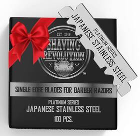 Viking Revolution 445036048030 Single Edge Razor Blades 100 Count - Stainless Steel