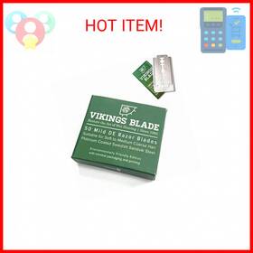 Vikings 744759115362 Blade Double Edge Safety Razor Blades 50x Swedish Steel Plati