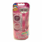 Vintage Gillette Razor Passion Venus Original Cartridges Bonus Lip Gloss New