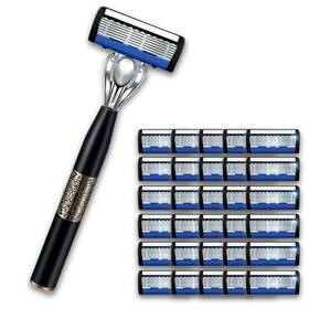 Viohead 313116229259 Upgrade 7-blade Razor For Men Handle And 3 Blade Refills Dual Lubric