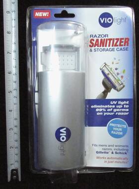 Violight 718122976034 New Vio Light Razor Sanitizer And Storage Case Uv Sterilizer - Kills Germs