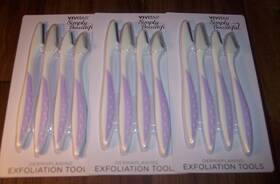 Vivitar 681066967713 3 Packs Simply Beautiful Dermaplaning Exfoliation Tools Razors M0