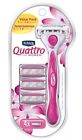 W300794300 Schick Quattro For Women Value Pack With Razor And Blade