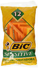 W8635 Bic Single Blade Sensitive Disposable Shaver Men Count