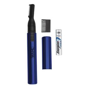 Wahl 043917107769 Lithium Pen Detail Trimmer With Interchangeable Heads For Nose Black