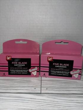 Walgreens 049022760110 2 Count 5 Blade Cartridges Compatible With Venus Embrace