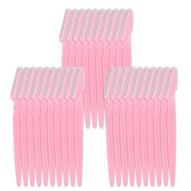 Pr-com-rt-x975936 Wbcbec 30 Pieces Eyebrow Razor Shaper Trimmer Shaver Facial With Precision Cov