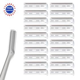 Lbtxd03 Wdvfetgbghhdscfrce Facial Razor Replacement Blades Be Suitable For Twee Zerman Stainless Steel