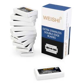 50-blads-ca Weishi 50 Count Double Edge Safety Razor Extra Stainless Blades