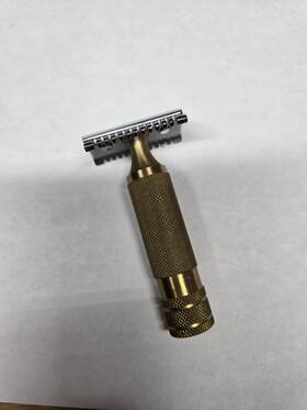 Rz-wcs-79br West Coast Shaving Vintage Collection Razor Brass. Open Comb. Read Description