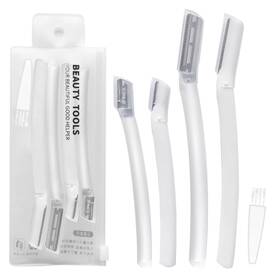 Zj01-zd Whalrace Eyebrow Razor For Women And Men Kit-4pcs Dermaplaning Tool De