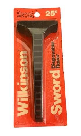 Wilkinson 035000897008 New In Box Vintage 1970s Sword Disposable Razor Made Usa Sealed