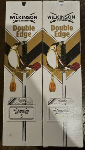 7000102p Wilkinson 200 Count Blades Sword Double Edge Razor 2 X 100 Germany