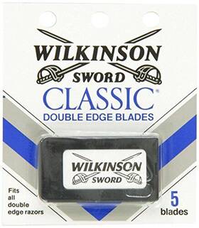 Ppax1155925 Wilkinson Sword Classic Double Edge Blades Stainless Steel Smooth 5ct Pack Of 12