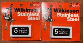 Wilkinson Sword 035000905000 Vintage Edge Stainless 5 Blade Each Pack Lot Of 2