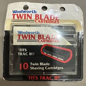 Woolworth 024500212992 Twin Blade Cartridges Fits Gillette Trac Ii