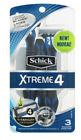 Xtreme4 Xtreme 4 Schick New Packages Razors Disposable Razor Tot 841058021063