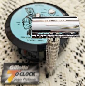 Srh05 Yaqi Very Efficient Razor Head Ss Handle Razorock Cream Soap Blades
