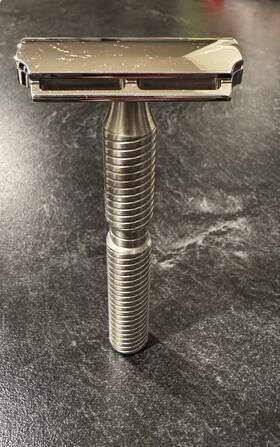 70sb Yaqi Vostok Straight Bar 316 Stainless Steel Polished Safety Razor