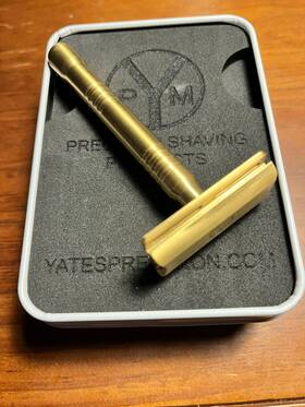 921h Yates Precision Shaving Products 921 H Brass De Razor