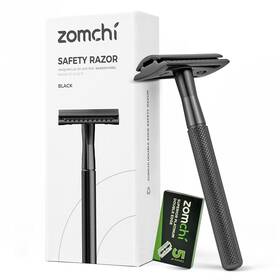 Zomchi 644925547860 Safety Razor For Men With 5 Double Edge Blades One Blade