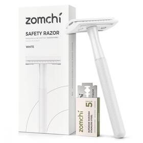 Zomchi 726084658257 Double Edge Safety Razor For Men And Women Metal With 5