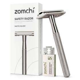 Zomchi 850067403319 Double Edge Safety Razor For Men And Women Eco-friendly Metal Shaver With