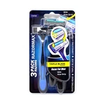 New Razormax 3-PACK Of Triple Blade Razors, Mens. Fixed Price $8.99.