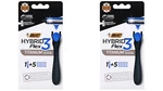 Bic Flex Hybrid Men's 3-BLADE Disposable Razor, 1 Handle 5 Cartridges. Fixed Price $24.99.