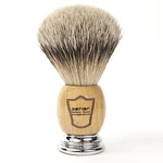 Deluxe Parker Wood & Chrome 100% Silvertip Badger Shave Brush Free Drip Stand. Fixed Price $62.95.