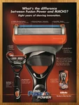 2008 Gillette Fusion Power Vintage Print Ad/poster Shaving Razor Man Cave Art. Fixed Price $14.99.