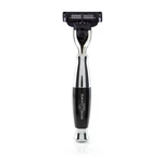 Edwin Jagger Ebony Handle Chrome Plated Gillette MACH3 Razor. Fixed Price $67.50.