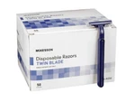 Disposable Twin Blade Razors Single Edge Blue - Lot 500 Best Value. Fixed Price $154.95.