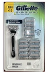 Gillette Skinguard With Touch Of Aloe Razor Handle + 13 Cartridges. Fixed Price $33.99.