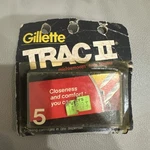 Gillette Trac Ii Cartridges 5CT. Fixed Price $16.00.