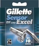 Gillette Sensor Excel Razor Blade Refills - 10 Cartridges. Fixed Price $22.47.